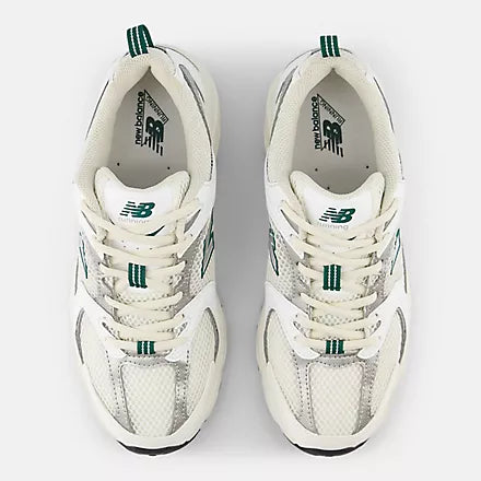 New Balance 530 - SEA SALT/WHITE/MARSH GREEN/SILVER - Sun Diego Boardshop