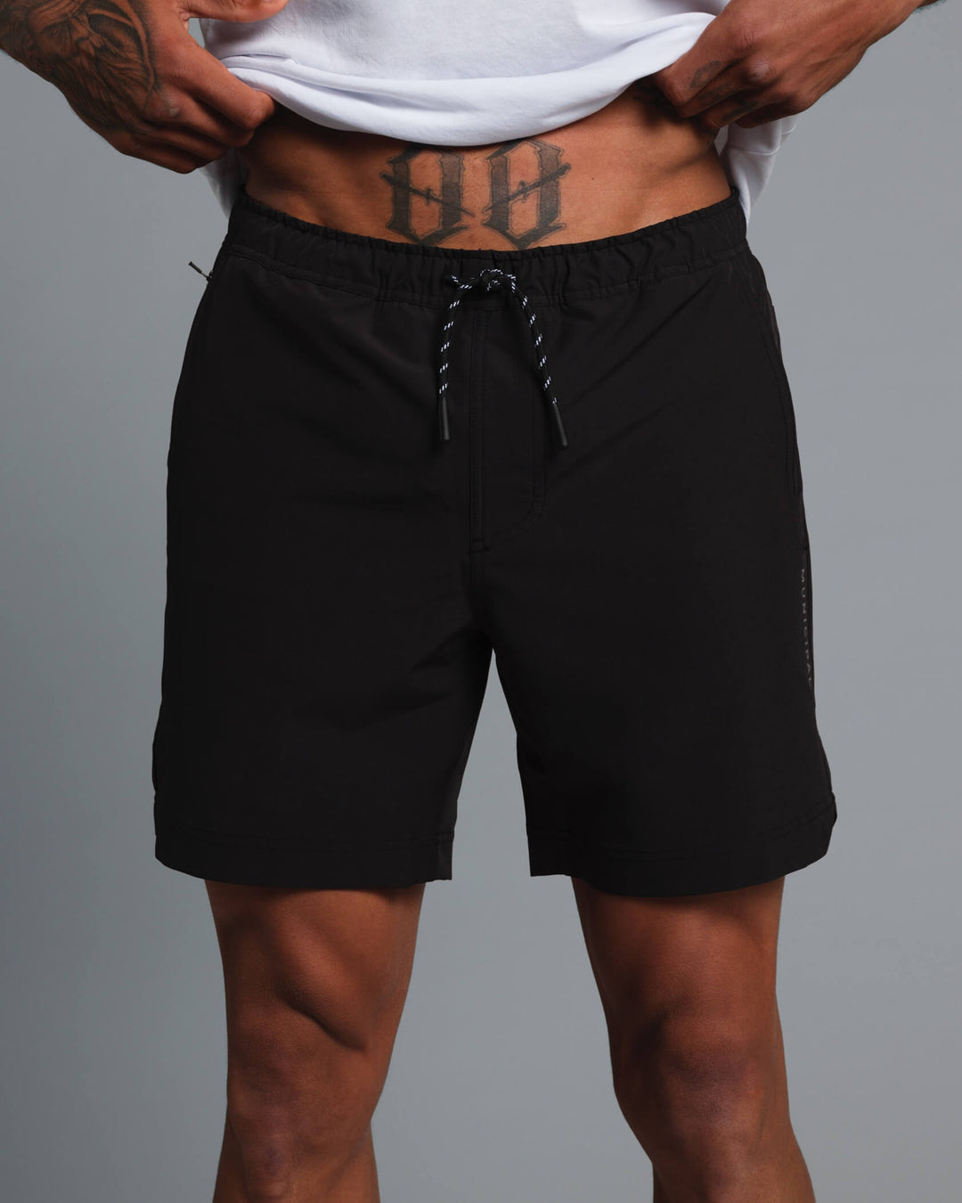 Municipal 4:AM Club Training Shorts - BLACK - Sun Diego Boardshop