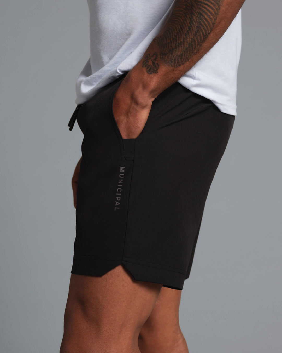 Municipal 4:AM Club Training Shorts - BLACK - Sun Diego Boardshop