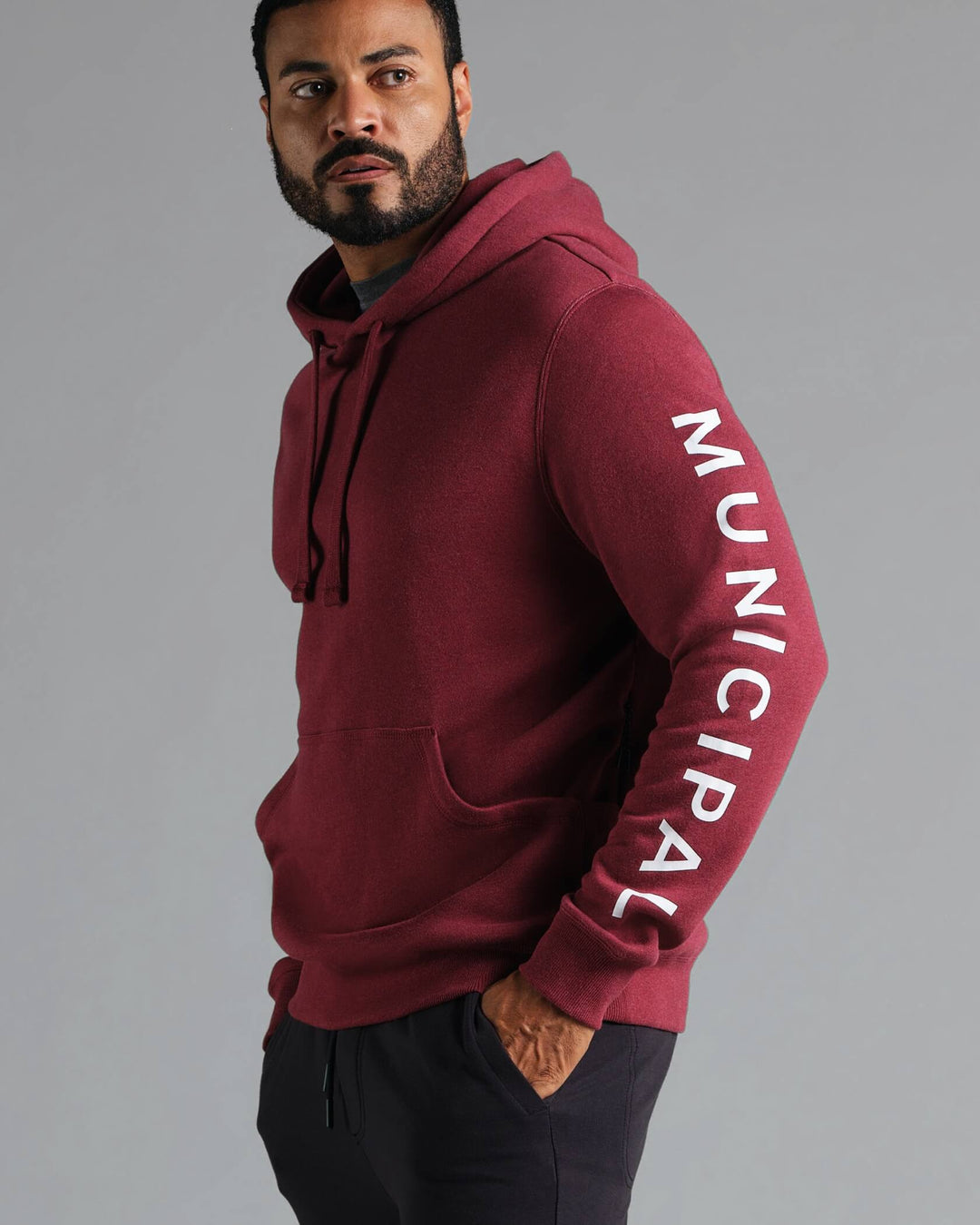 Municipal Gameday Hoodie - CARDINAL - Sun Diego Boardshop