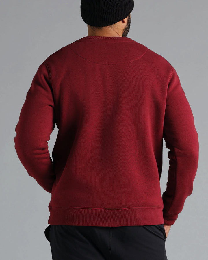 Municipal Origin Fleece Crew - CARDINAL - Sun Diego Boardshop