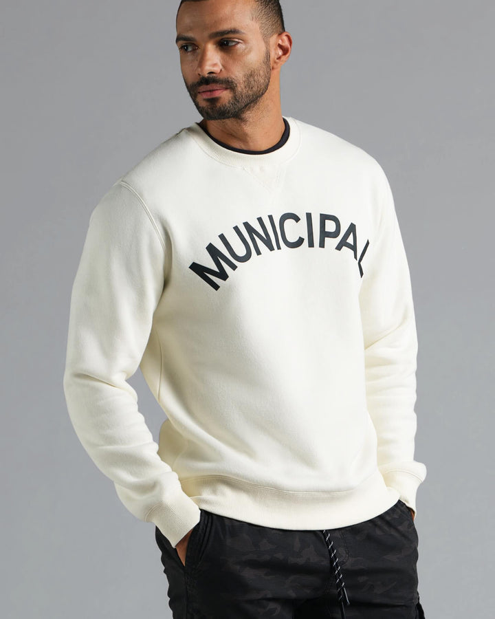 Municipal Origin Fleece Crew - NATURAL - Sun Diego Boardshop