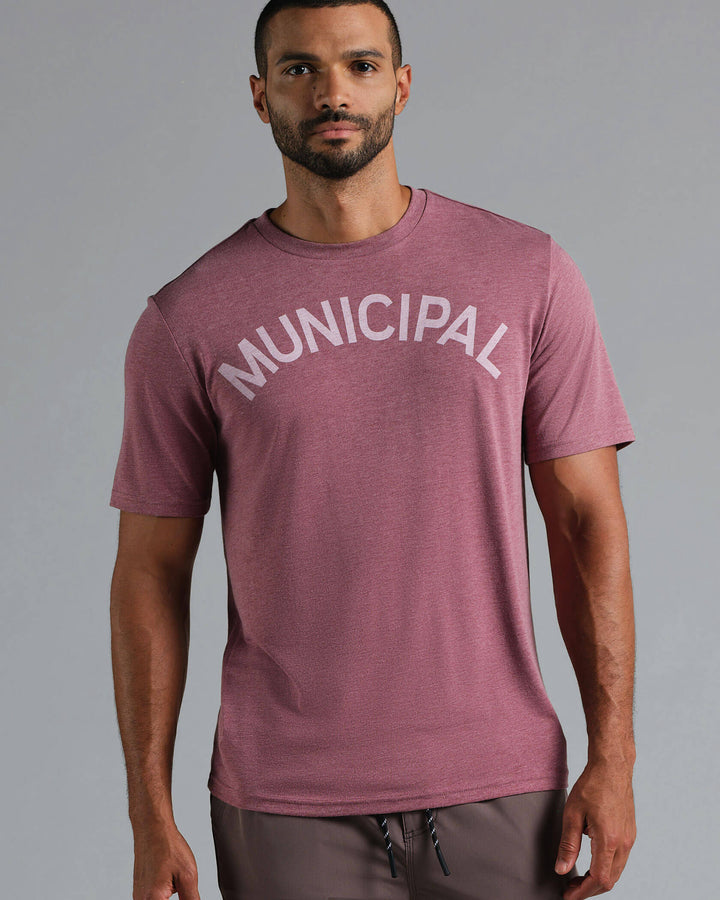 Municipal Origin SuperBlend T-Shirt - CARDINAL - Sun Diego Boardshop