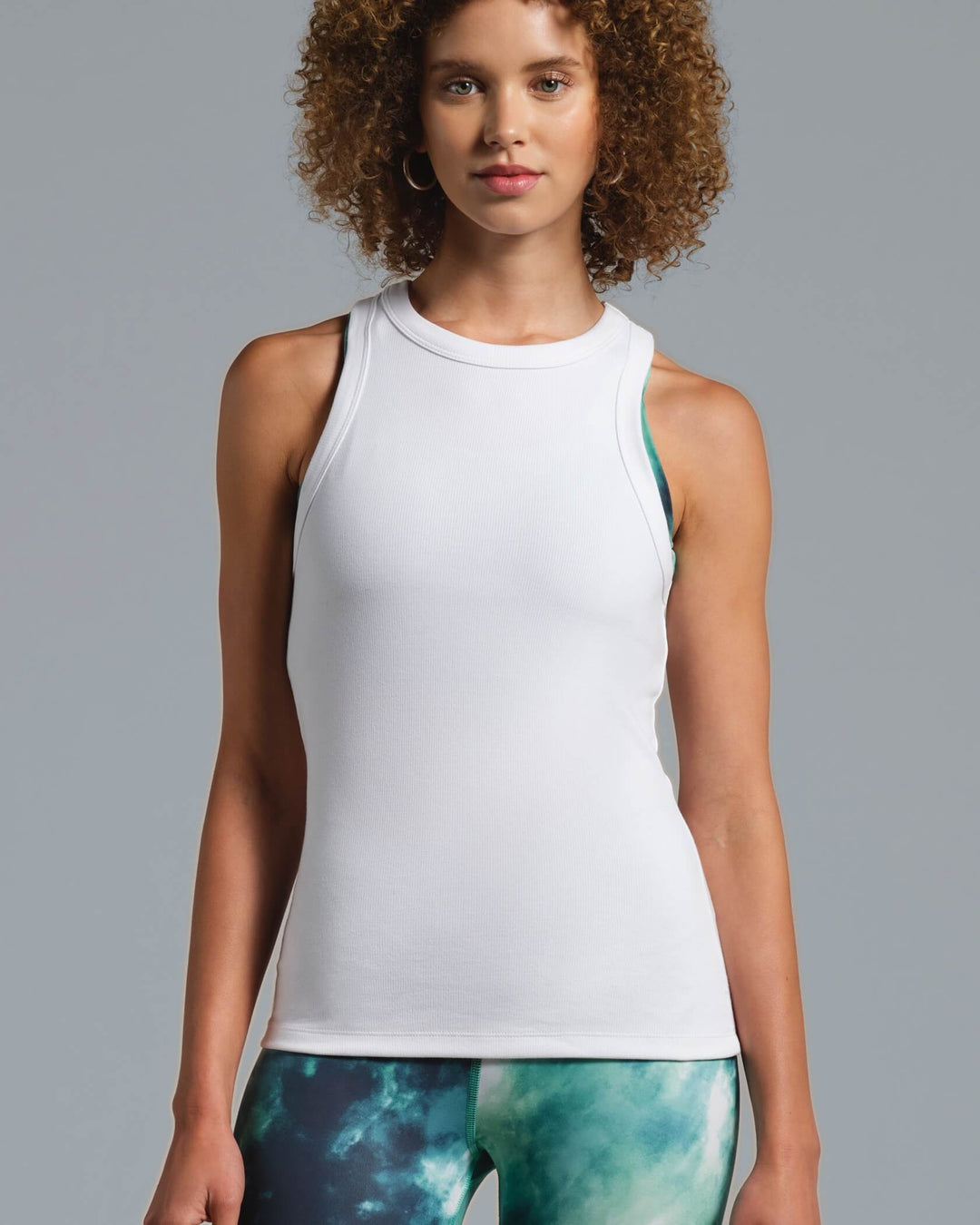 Municipal Women's Rib Knit Tank - WHITE - Sun Diego Boardshop