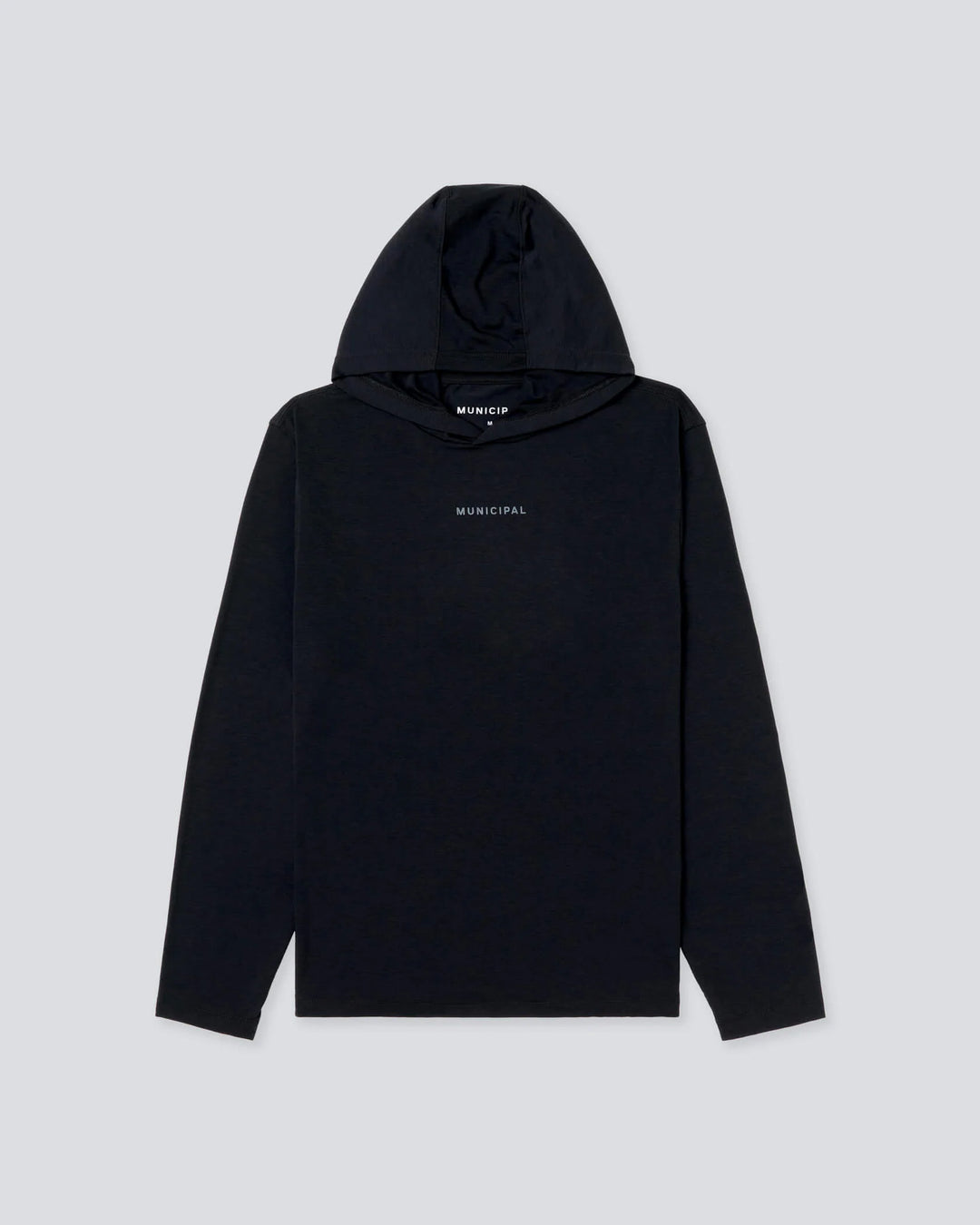 Municipal Men's Sport Utility LS Hooded T-Shirt - Black