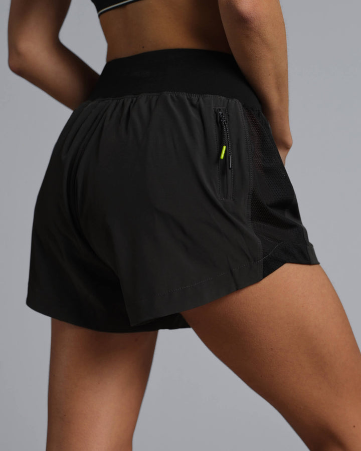 Municipal Women's Daybreak Active Shorts - ASPHALT - Sun Diego Boardshop