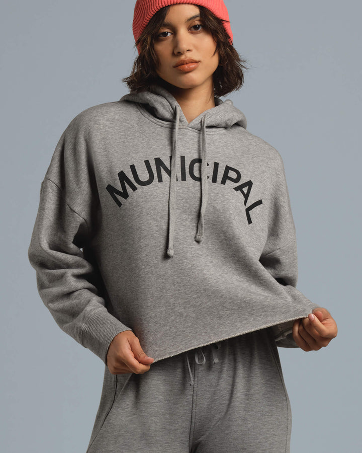 Municipal Women's Origin Hoodie - ATHLETIC GRAY/BLACK - Sun Diego Boardshop