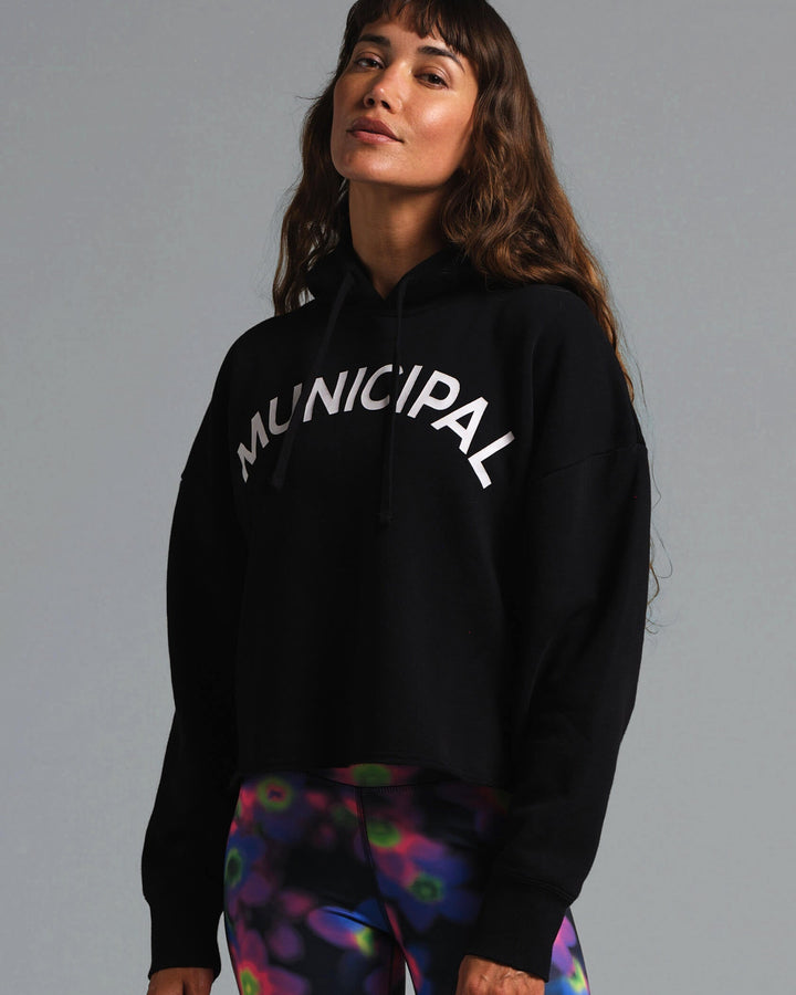 Municipal Women's Origin Hoodie - BLACK - Sun Diego Boardshop