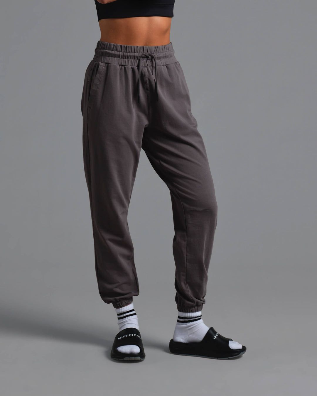 Municipal Women's SuperStretch Joggers - CHARCOAL - Sun Diego Boardshop