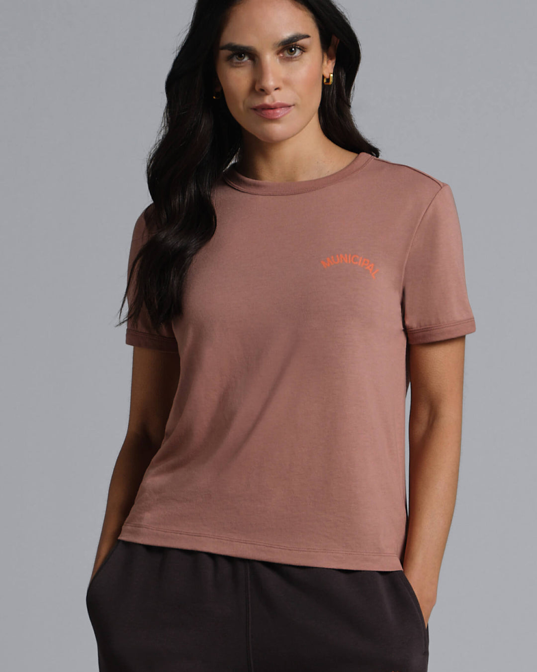 Municipal Women's Tomboy T-Shirt - MAUVE - Sun Diego Boardshop