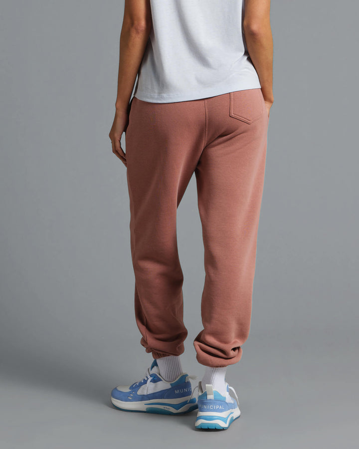 Municipal Women's Varsity Sweatpants - MAUVE - Sun Diego Boardshop