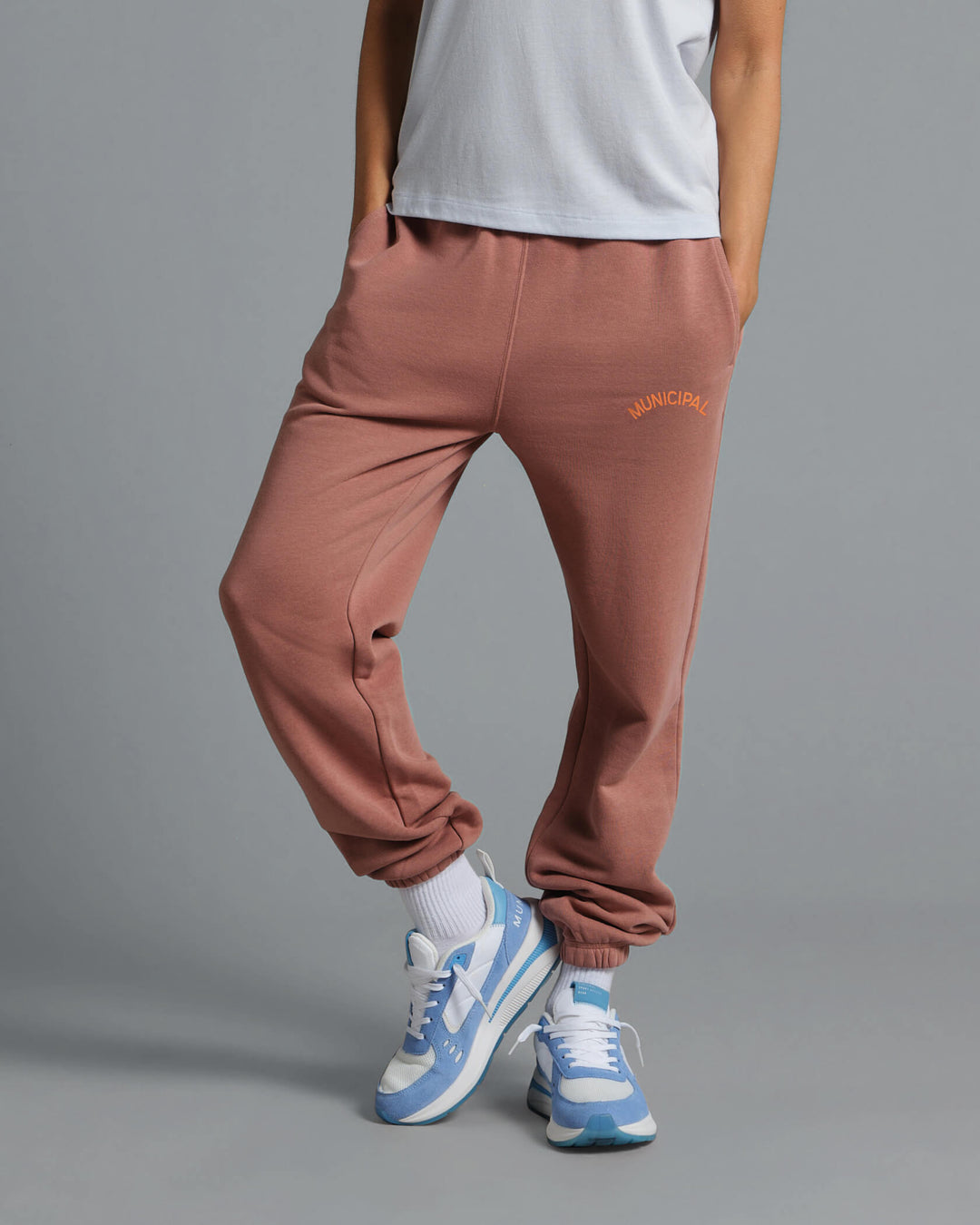 Municipal Women's Varsity Sweatpants - MAUVE - Sun Diego Boardshop