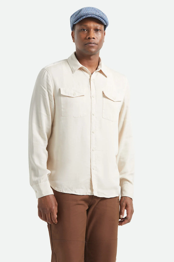 Brixton Cool Comfort Wayne Shirt - White Cap - Sun Diego Boardshop