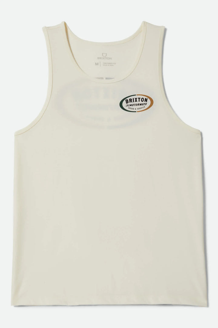 Brixton Men's Rhett Tank Top - Off White