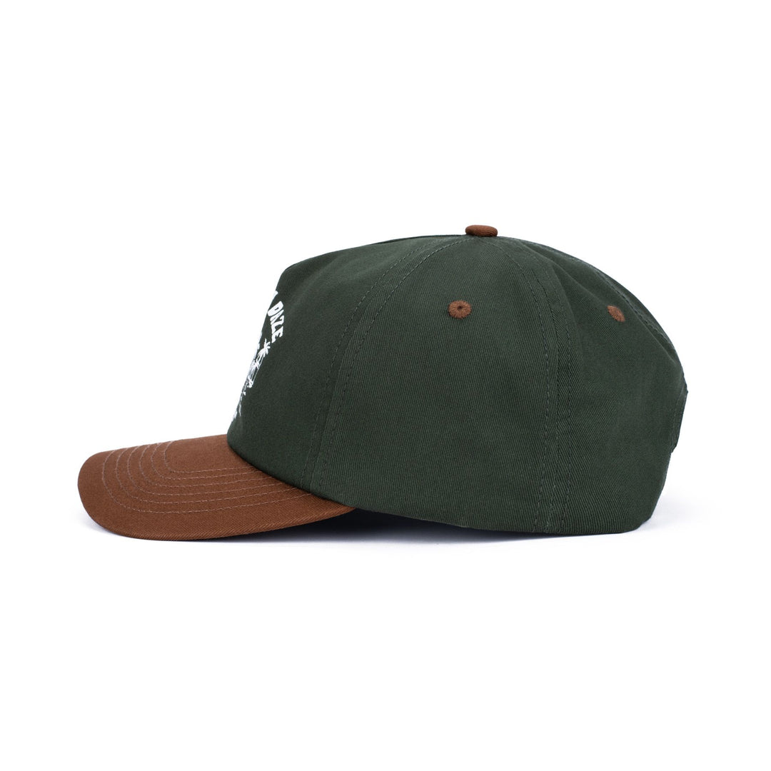 SunDiego VACATION DAZE Snapback - GREEN/BROWN - Sun Diego Boardshop