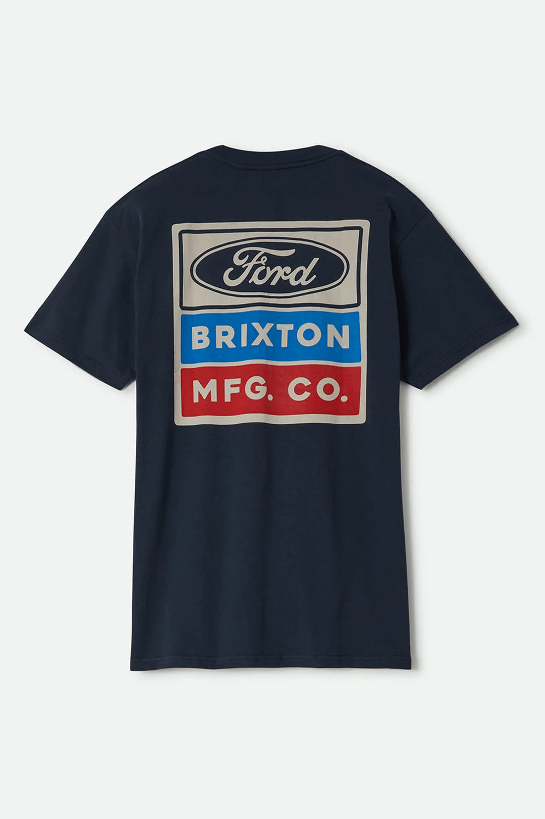 Brixton Men's Ford Service Dept Pocket T-Shirt - American Navy - Sun Diego Boardshop