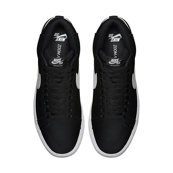 NIKE SB ZOOM BLAZER MID BLACK/WHITE - Sun Diego Boardshop