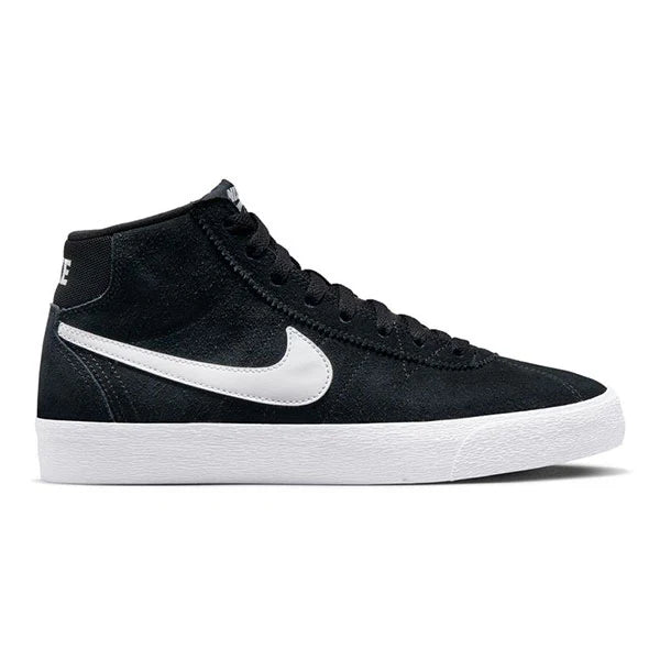 NIKE SB WOMEN'S BRUIN HIGH -BLACK/WHITE/BLACK/GUM LIGHT BROWN - Sun Diego Boardshop