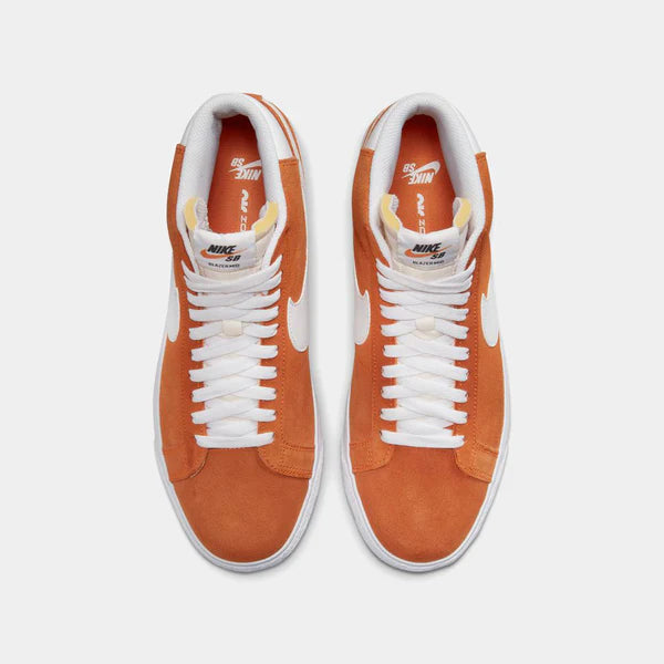 NIKE SB ZOOM BLAZER MID - SAFETY ORANGE/WHITE - Sun Diego Boardshop