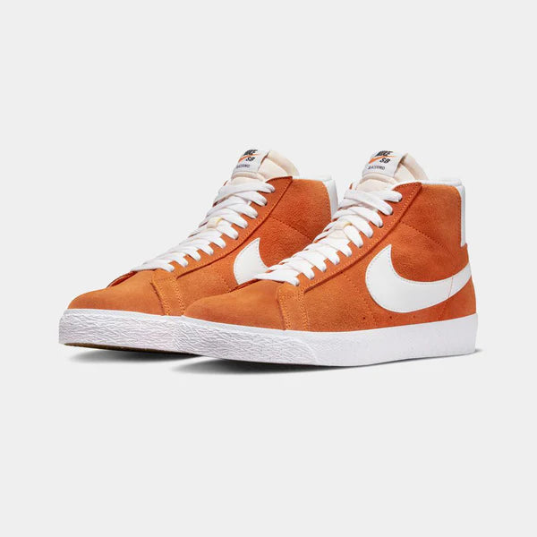 NIKE SB ZOOM BLAZER MID - SAFETY ORANGE/WHITE - Sun Diego Boardshop