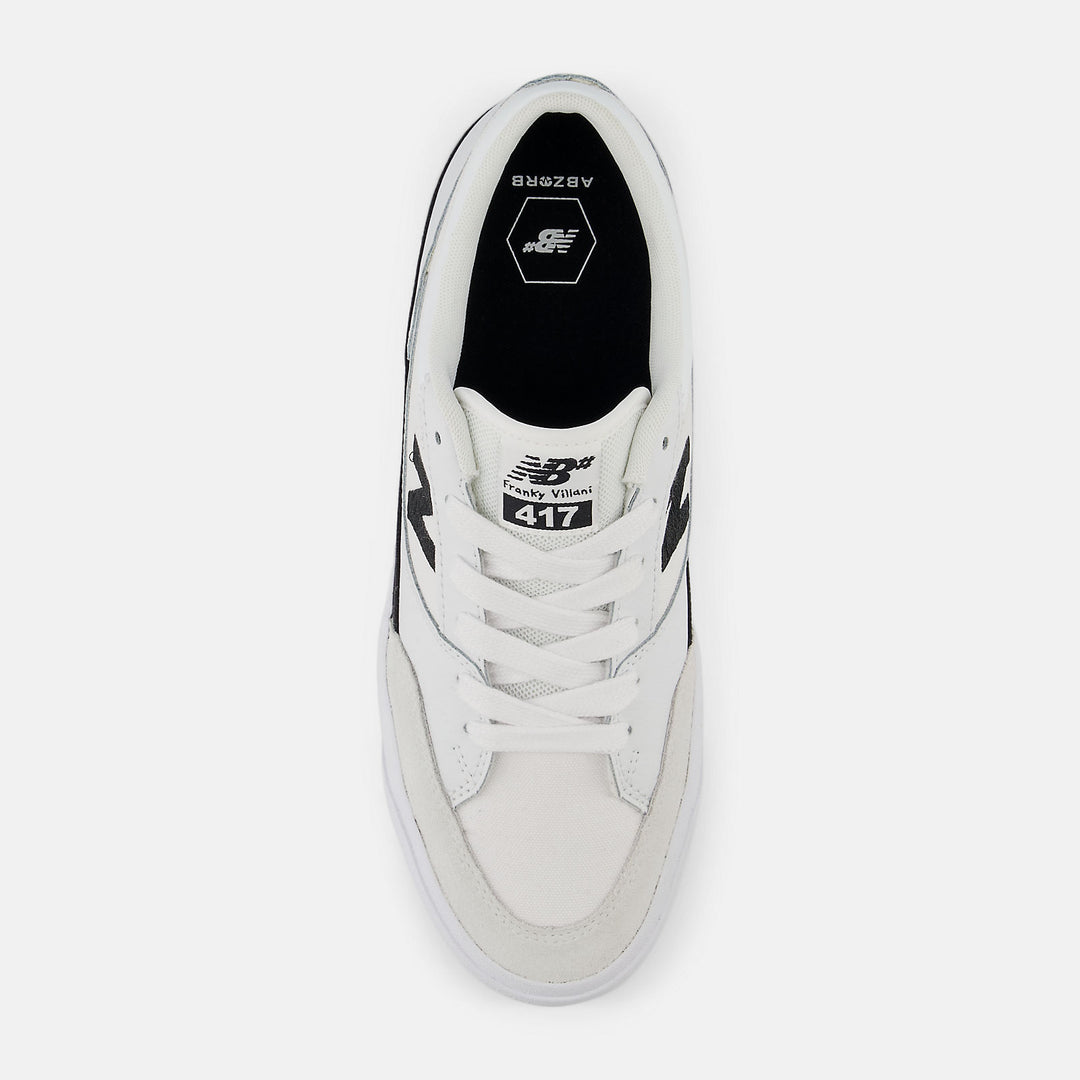 New Balance Numeric Franky Villani 417 Low - WHITE/BLACK - Sun Diego Boardshop