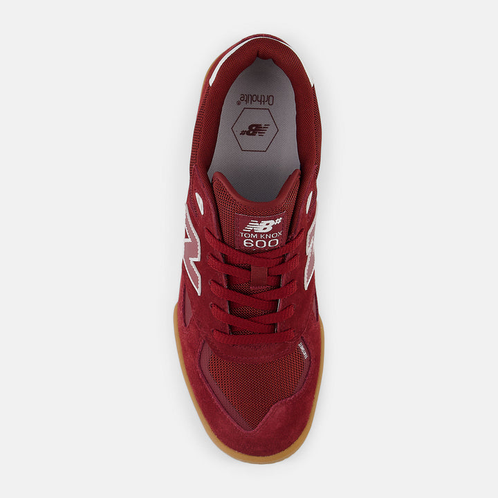 New Balance Numeric Tom Knox 600 - BURGUNDY/GUM - Sun Diego Boardshop