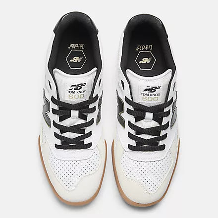 New Balance Numeric Tom Knox 600 - WHITE/BLACK - Sun Diego Boardshop