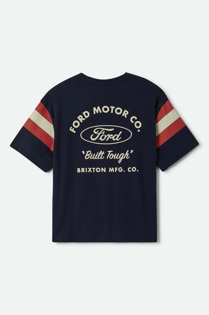 Brixton Men's Ford Built Tough Jersey - American Navy - Sun Diego Boardshop