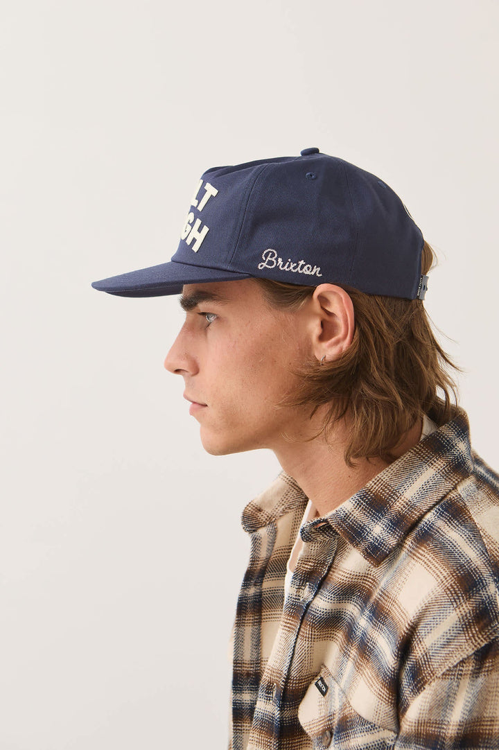 Brixton Men's Ford Built Tough Snapback - American Navy - Sun Diego Boardshop