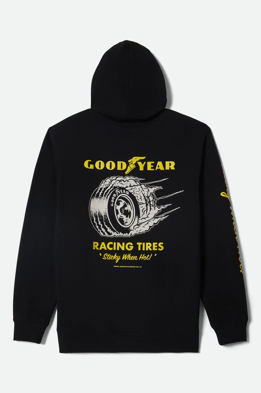 Brixton Men's Goodyear Cheater Slick Hood - Black - Sun Diego Boardshop