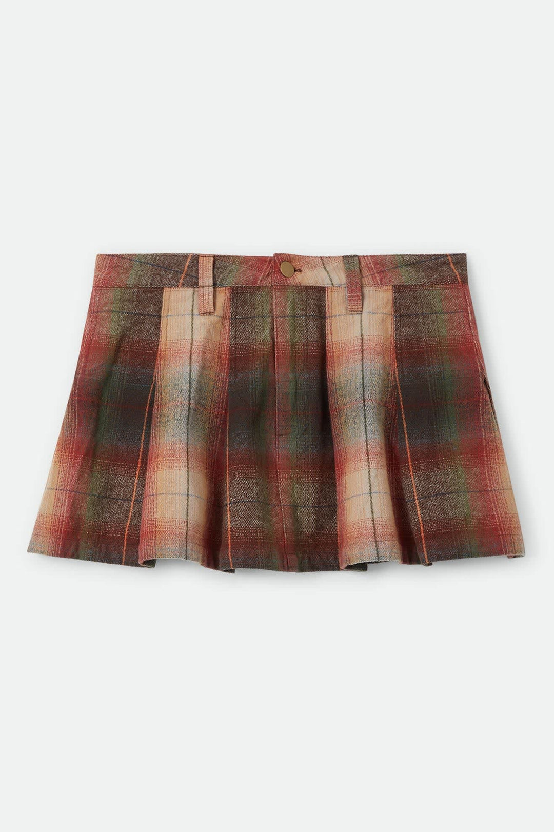 Brixton Women's Pleated Mini Skirt - Multi Shadow - Sun Diego Boardshop