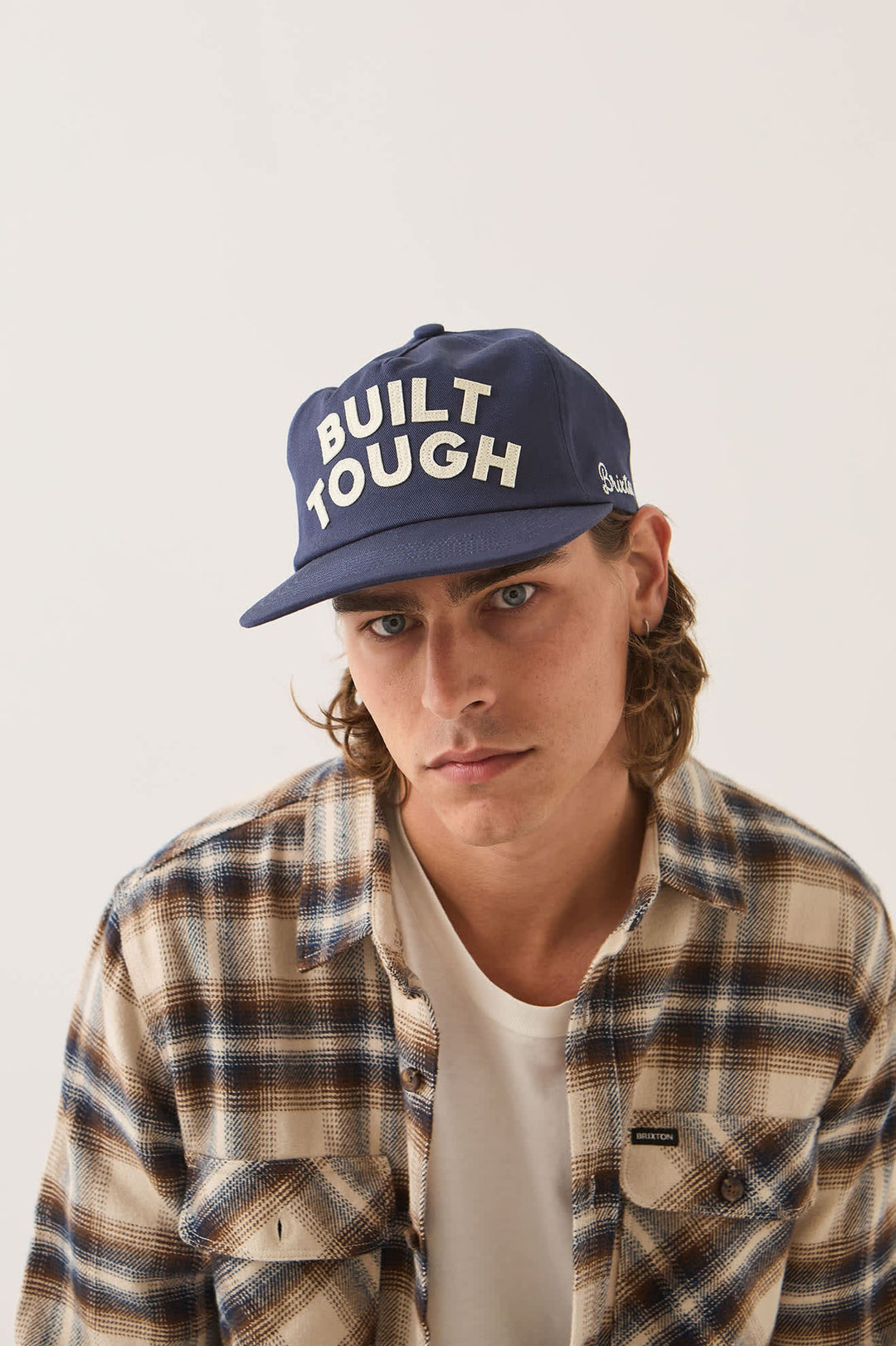 Brixton Men's Ford Built Tough Snapback - American Navy - Sun Diego Boardshop