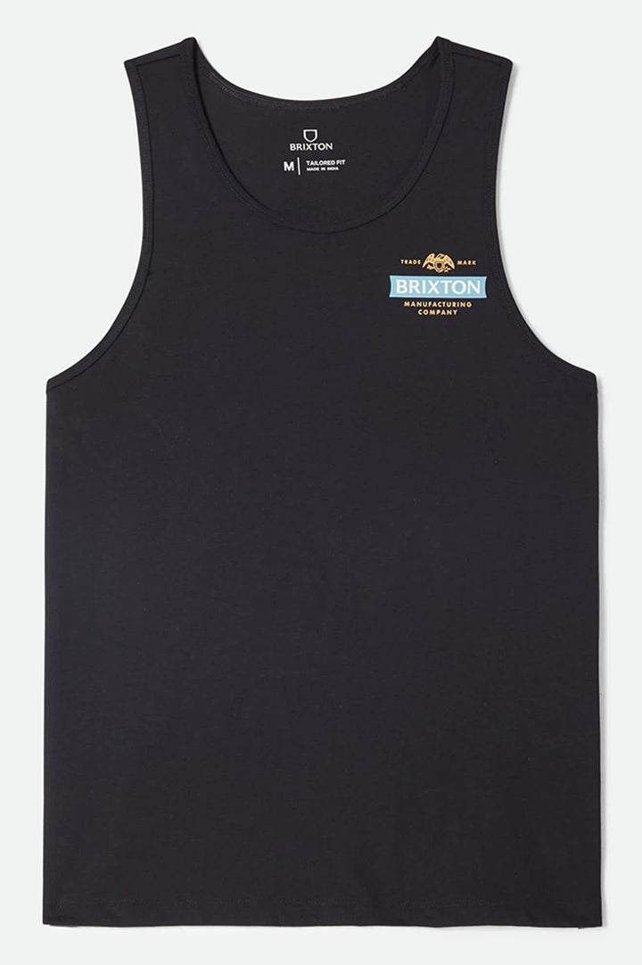 Brixton Men's Pinnacle Tank Top - Black - Sun Diego Boardshop