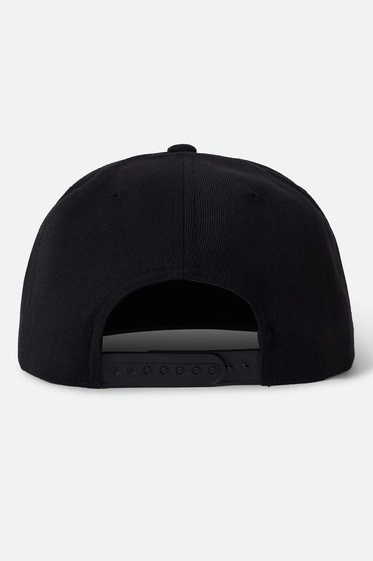 Brixton Roller Snapback - BLACK - Sun Diego Boardshop