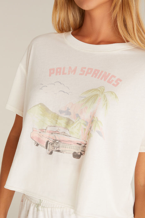 Z-Supply Vintage Palm Springs Tee - BONE - Sun Diego Boardshop