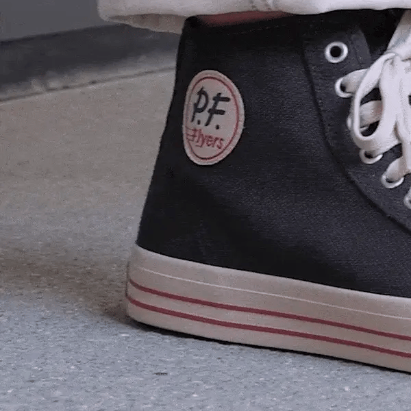 PF Flyers Men's Center Vintage High-Top - Black/Biscotti - Sun Diego Boardshop