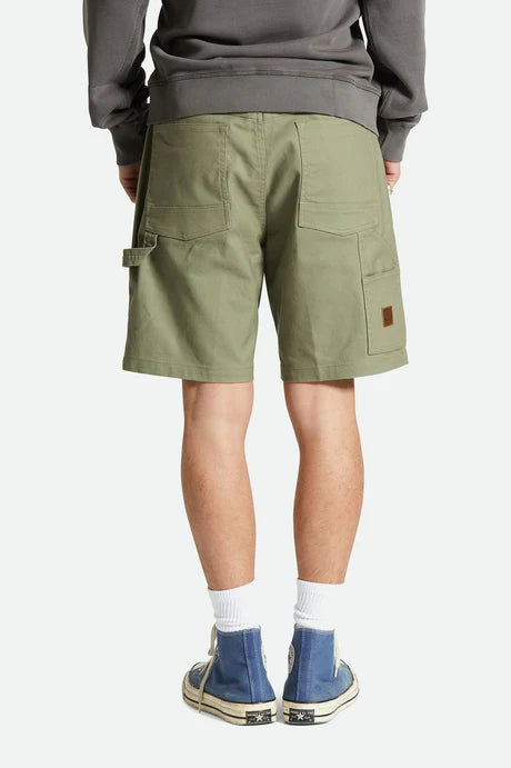 Brixton Builders Carpenter Stretch Short - Olivesurplus - Sun Diego Boardshop