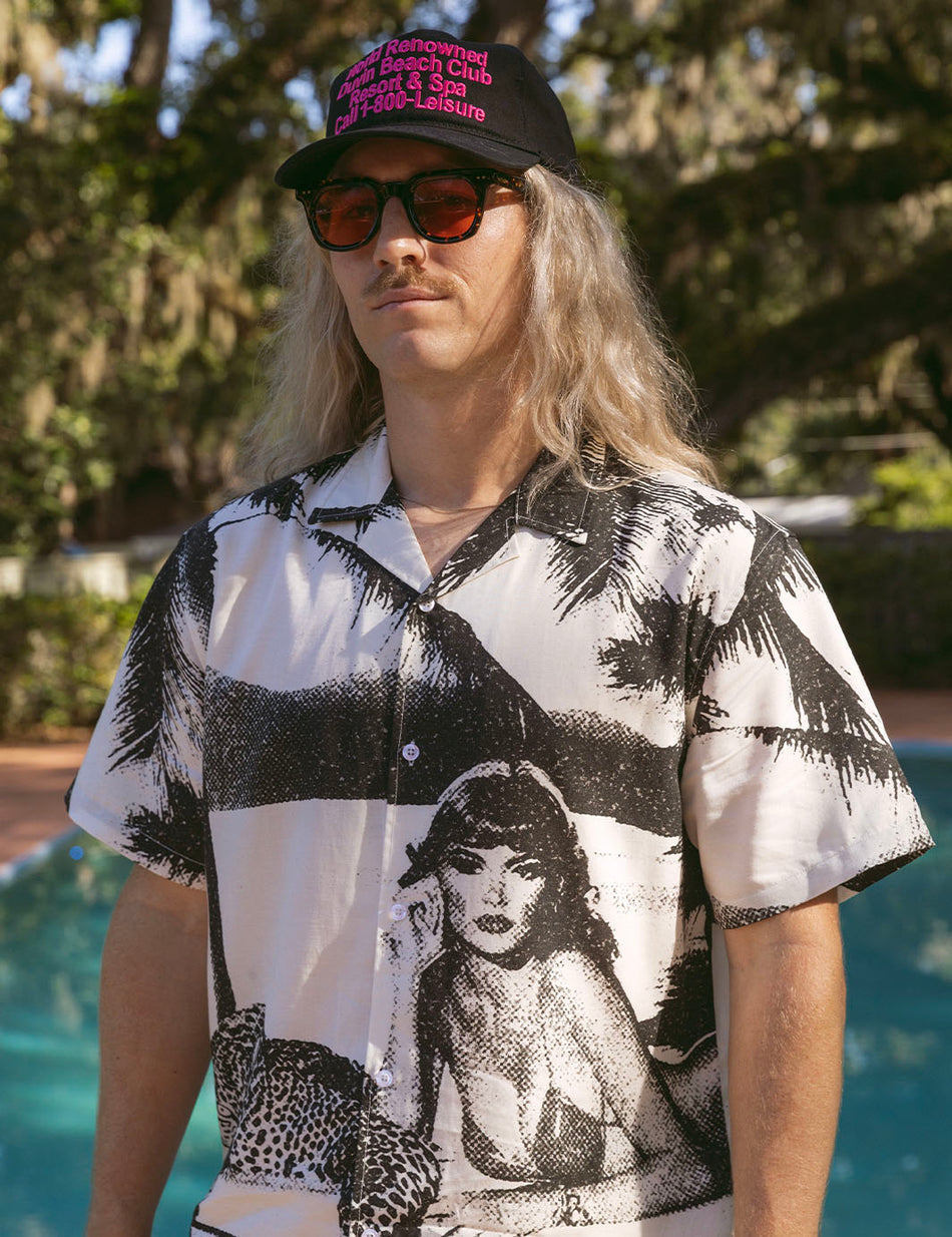 Duvin Pool Cat Buttonup - Black - Sun Diego Boardshop