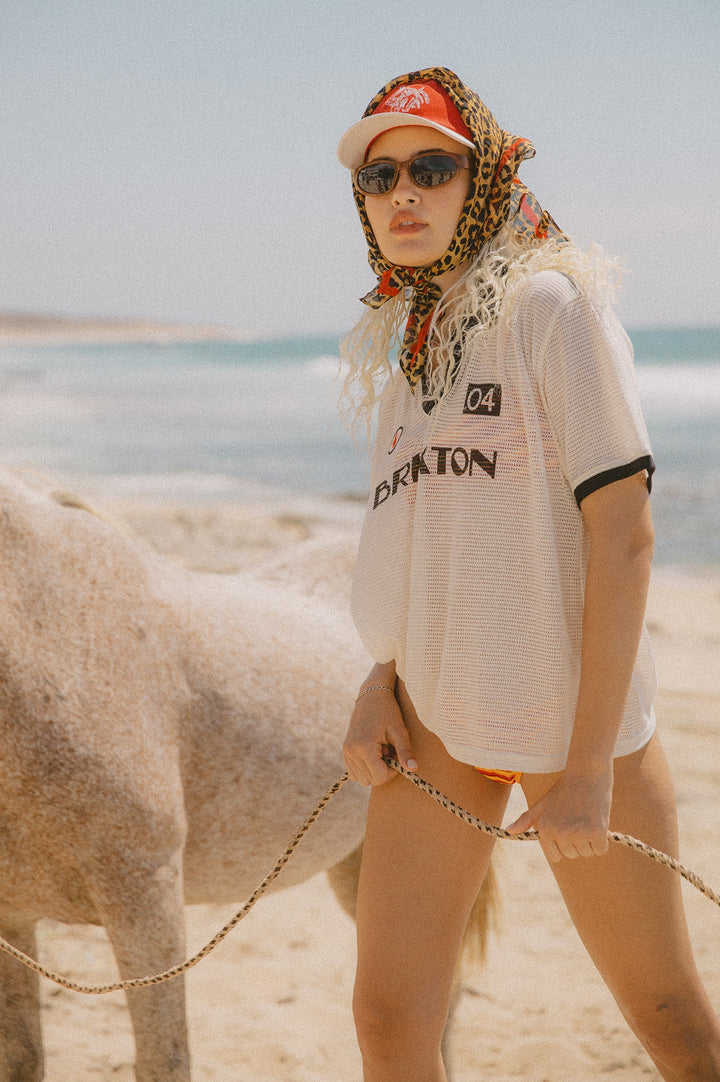 Brixton Varsity T-Shirt - Off White/Black - Sun Diego Boardshop