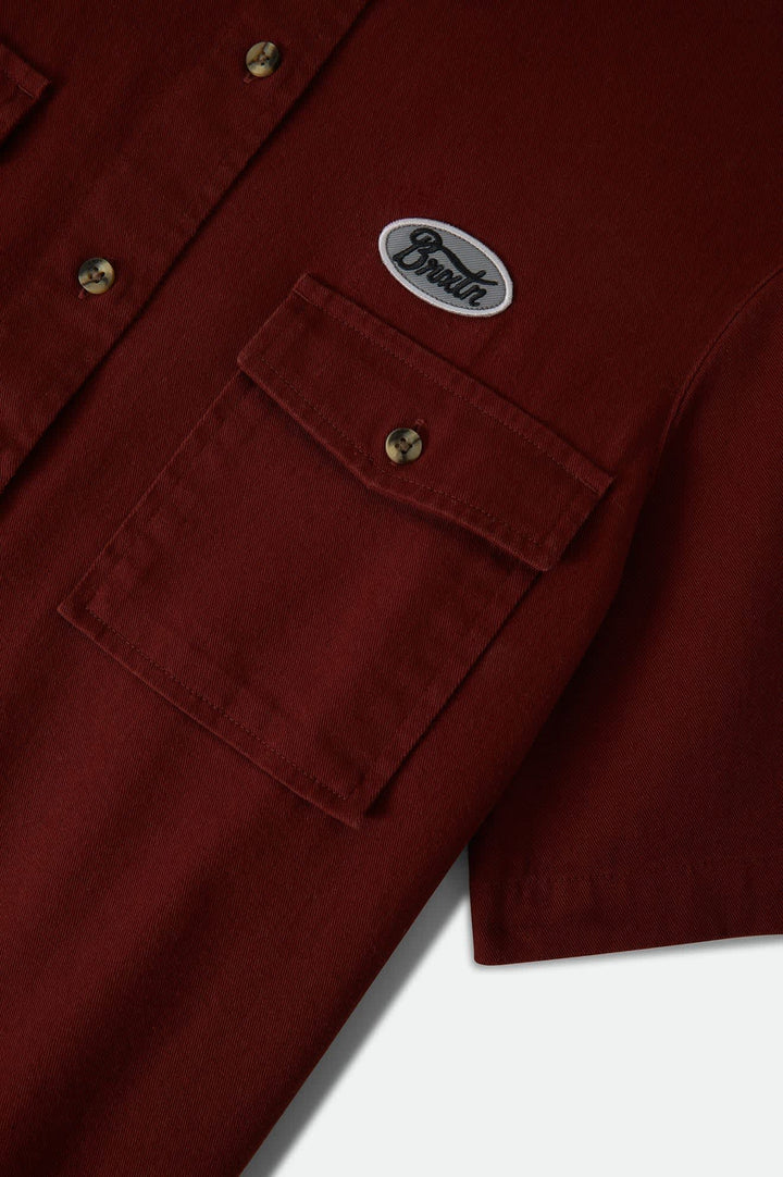 Brixton Women's Mechanics Shirt - Dark Brick - Sun Diego Boardshop
