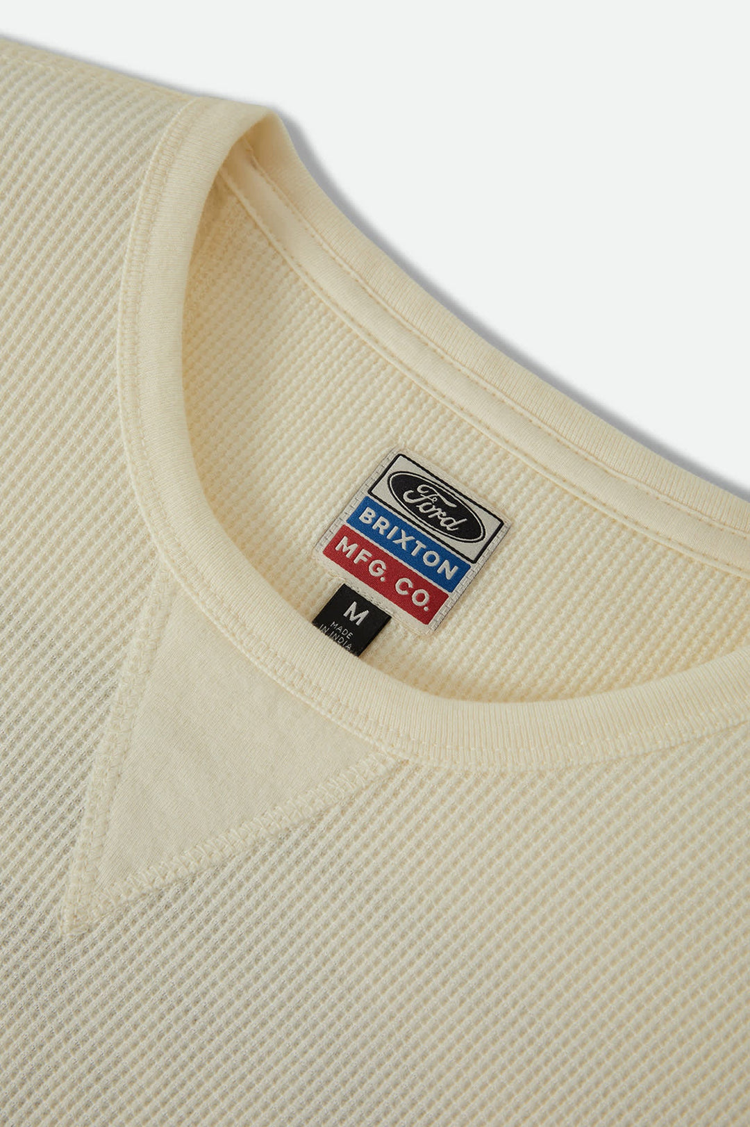 Brixton Men's Ford Service Dept Waffle T-Shirt - Wimbledon White - Sun Diego Boardshop
