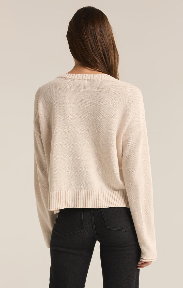 Z-Supply Sienna Sweater - WINTER WHITE - Sun Diego Boardshop