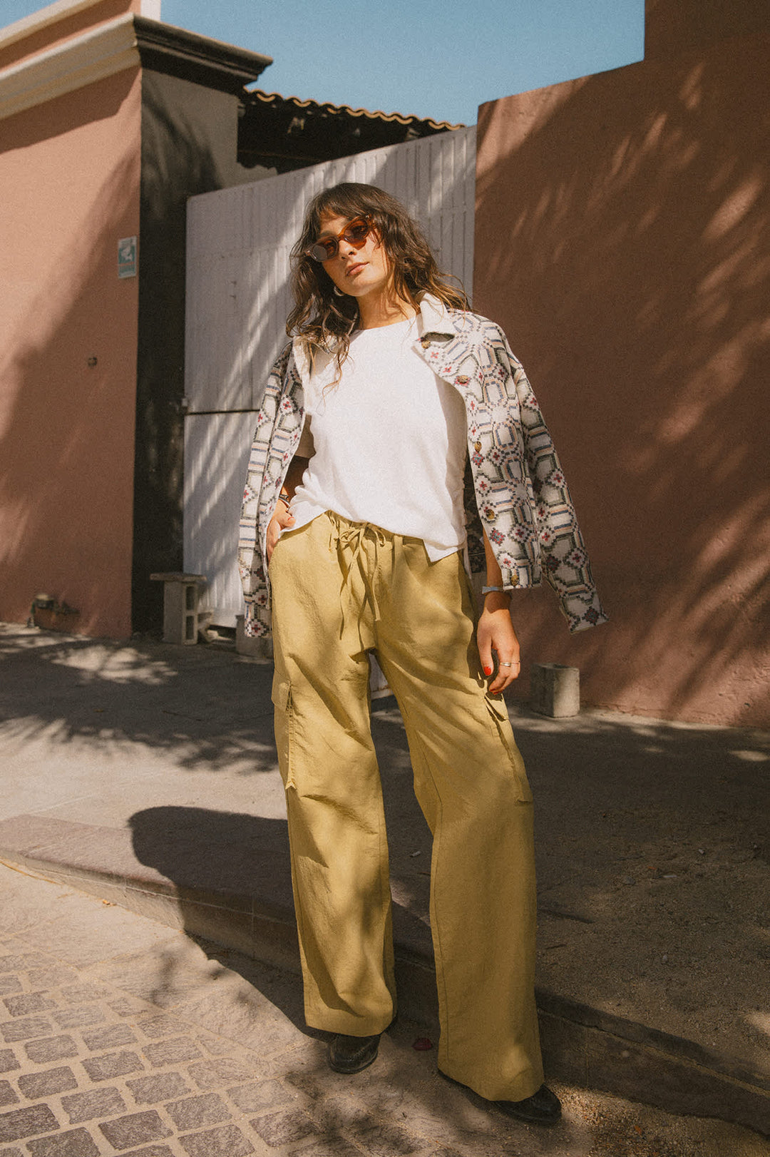 Brixton Carefree Organic Garment Dye Cinch T-Shirt - Off White - Sun Diego Boardshop