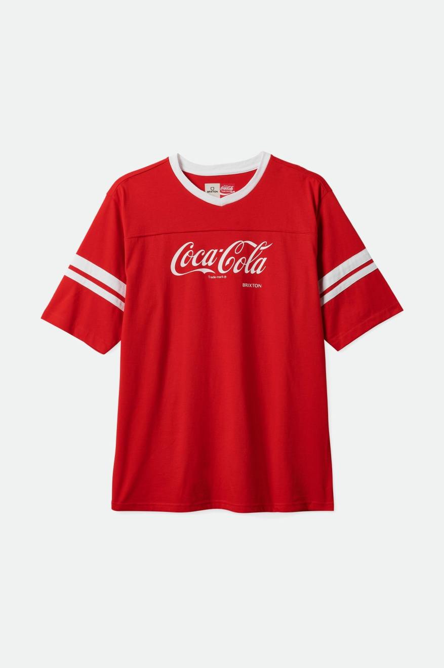 Coca-Cola Classic Football Tee - Coke Red - Sun Diego Boardshop