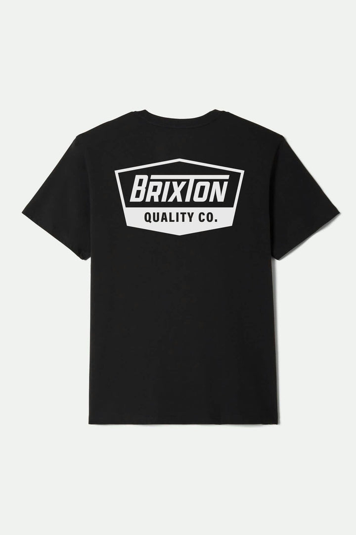 Brixton Regal Standard T-Shirt - Black/White