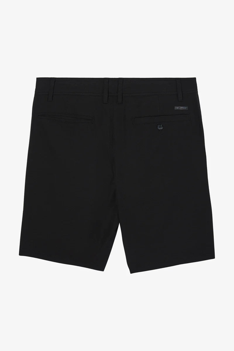 O'Neill Reserve Light Check 19" Hybrid Shorts - Black - Sun Diego Boardshop