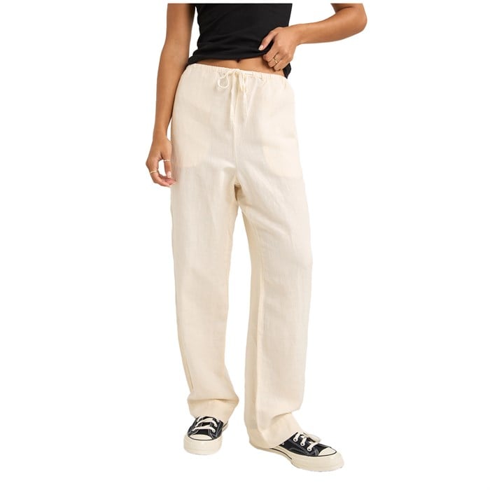 Rhythm Frankie Elastic Pants - CREAM - Sun Diego Boardshop