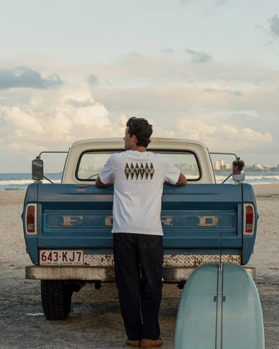 Rhythm Poolroom Vintage Graphic Tee - White - Sun Diego Boardshop