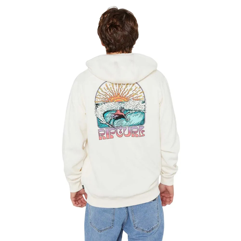 Rip Curl Grateful Shred Zip Hood - Bone - Sun Diego Boardshop