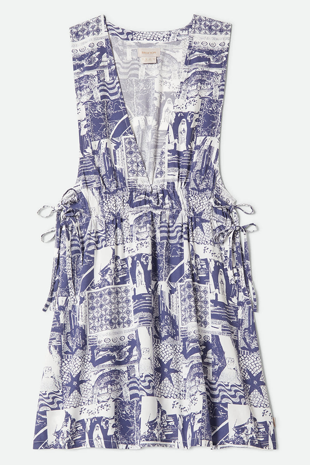 Brixton Women's The Bells Dress - Navy/White Collage - Sun Diego Boardshop